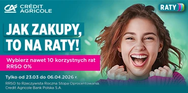 Wiosenne raty 0% Credit Agricole